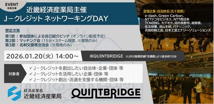 Ｊ－クレジット　ネットワーキングＤＡＹ