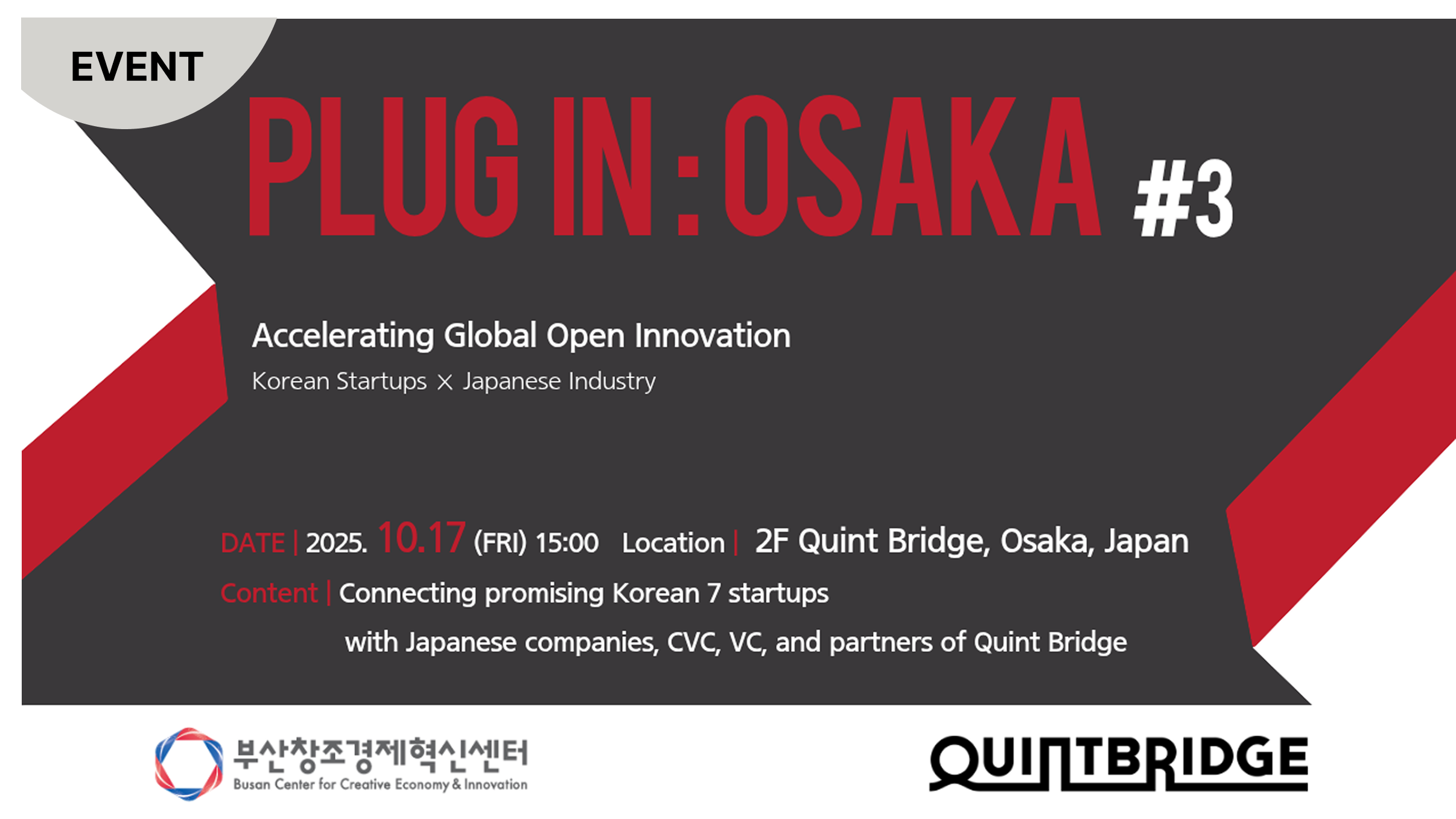 Global Open Innovation Meetup Connecting Busan, Korea and Kansai, Japan